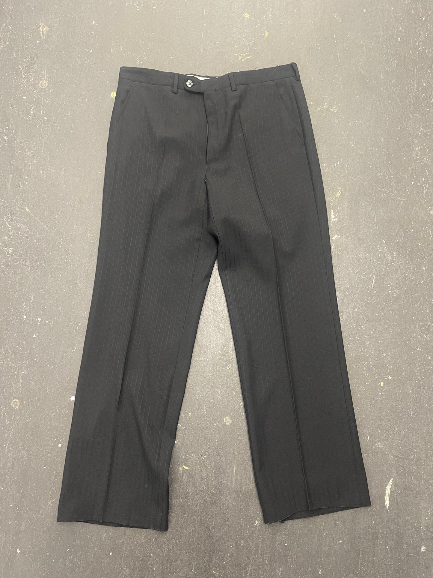 Pinstripe Pleat Slack Trouser