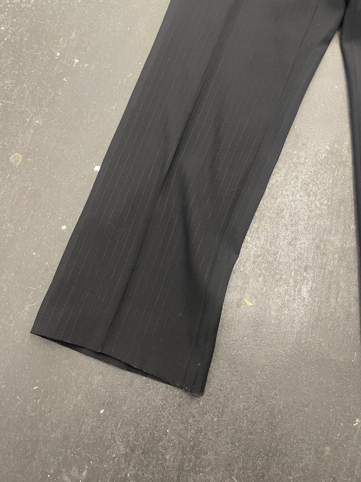 Pinstripe Pleat Slack Trouser