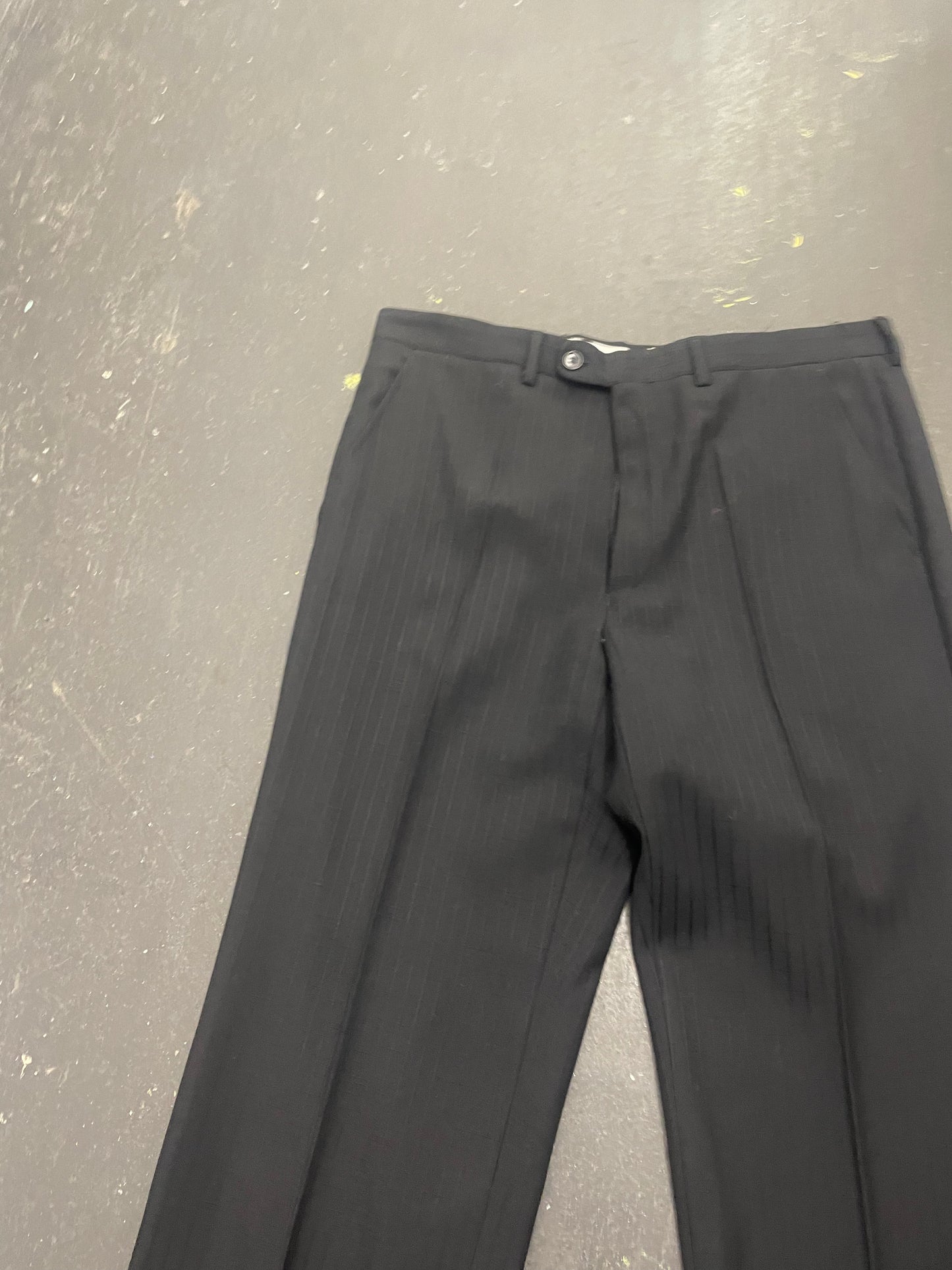 Pinstripe Pleat Slack Trouser