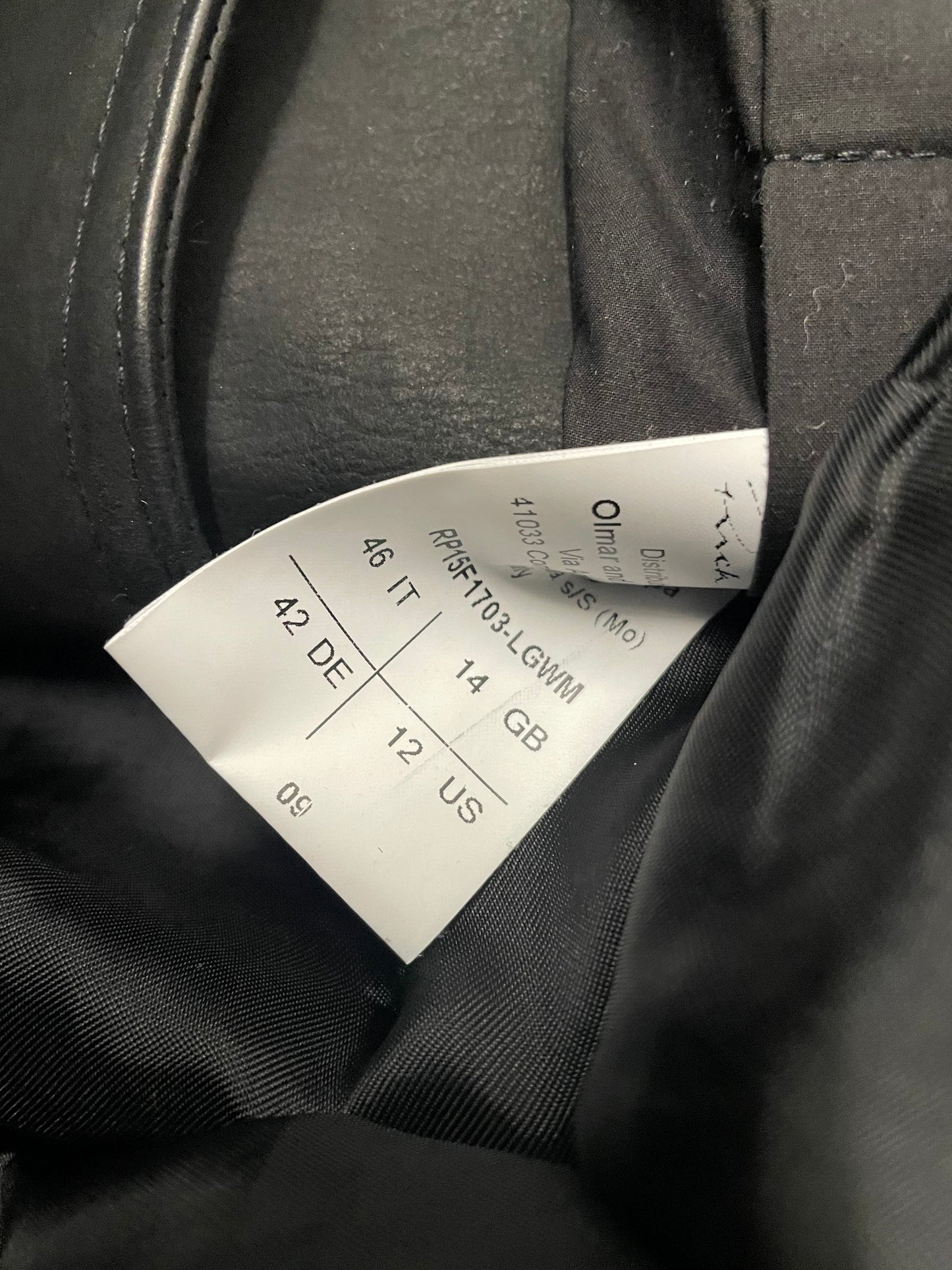 Rick Owens Asymmetric Leather Jacket