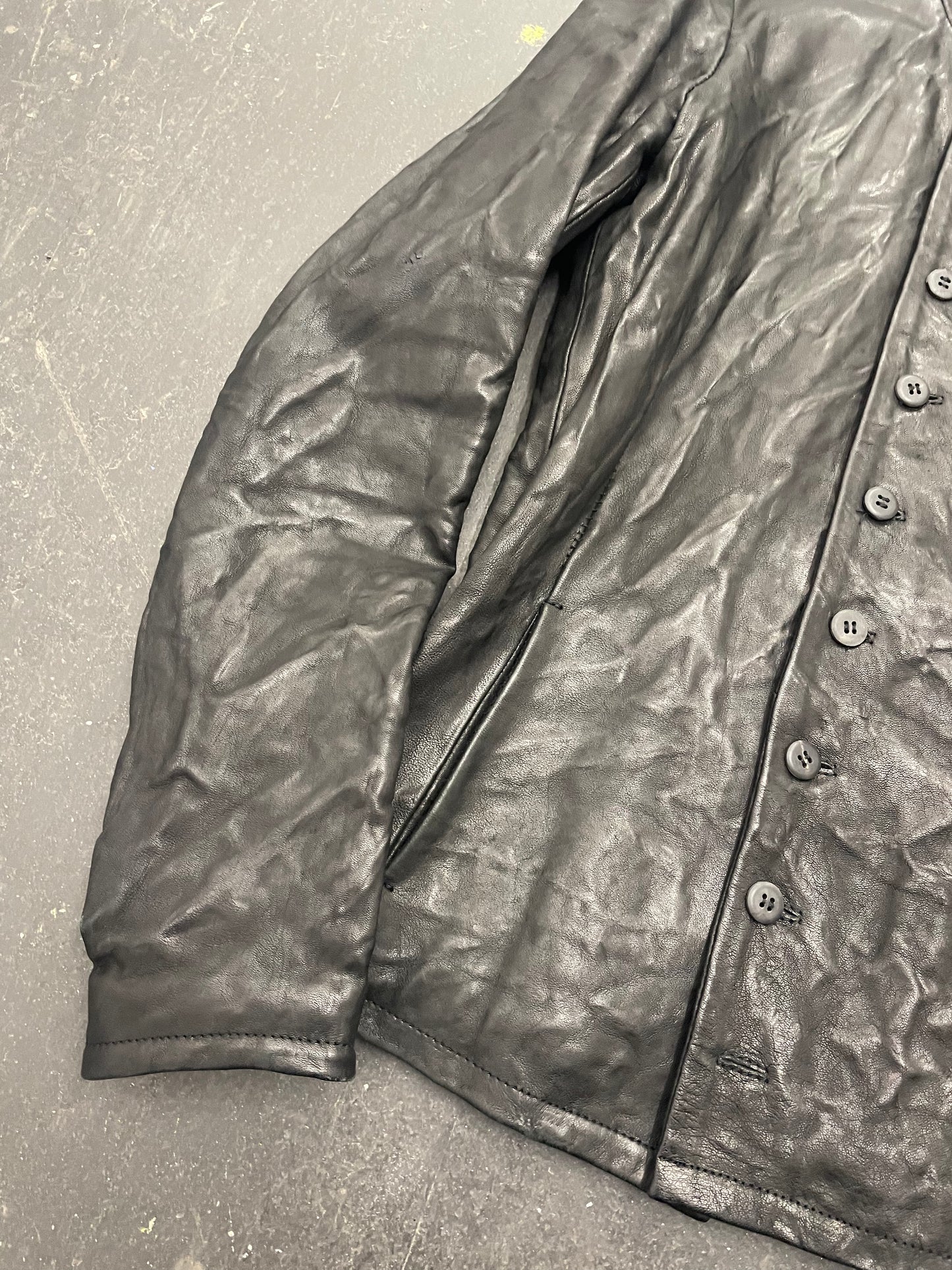 Poeme Bohemien Leather Victorian Jacket