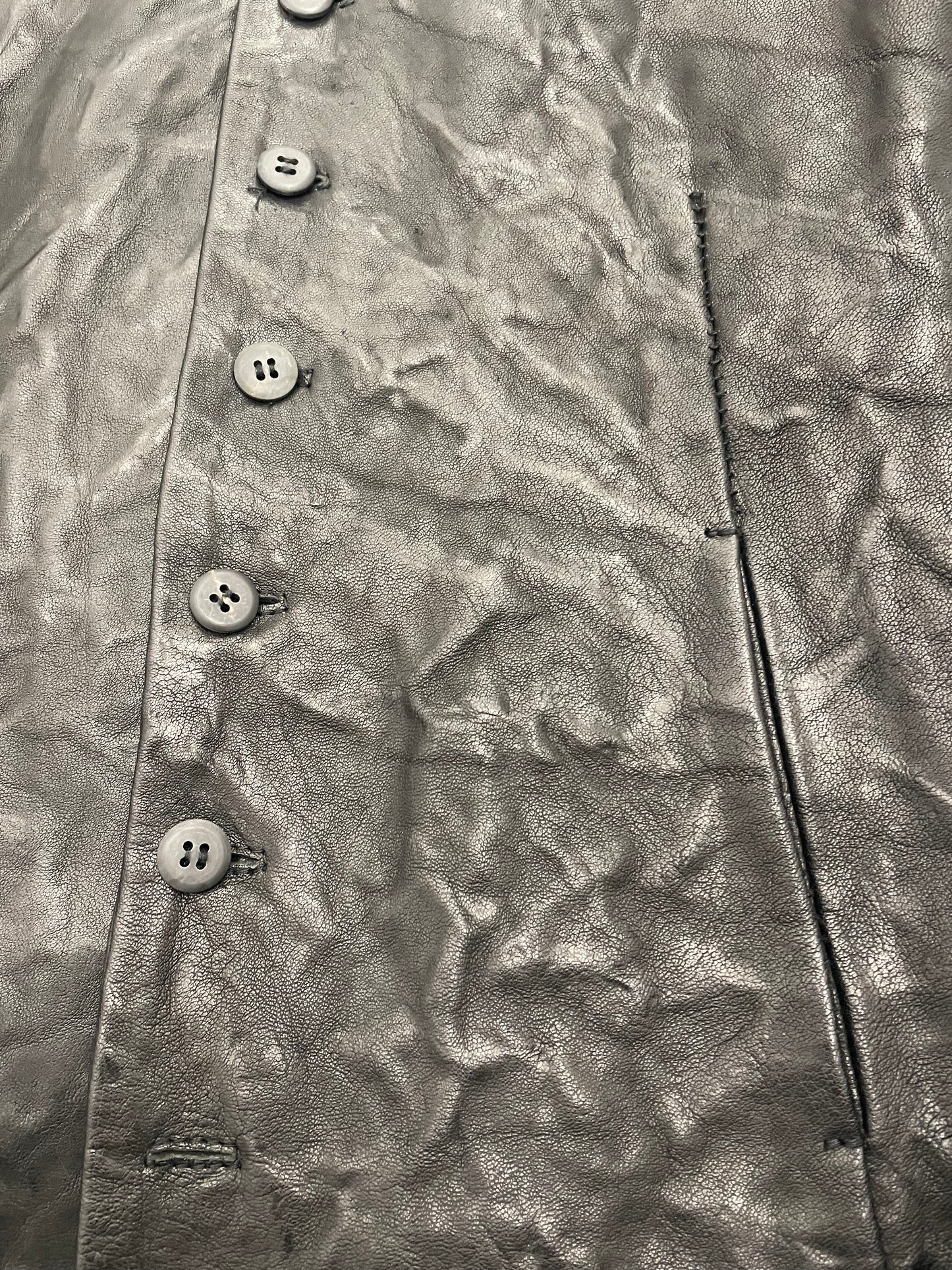 Poeme Bohemien Leather Victorian Jacket