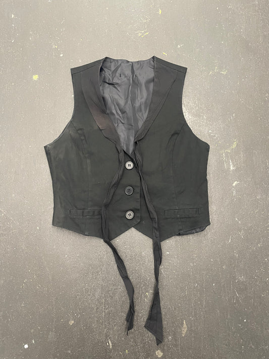 Tassel Neck Drape Waistcoat
