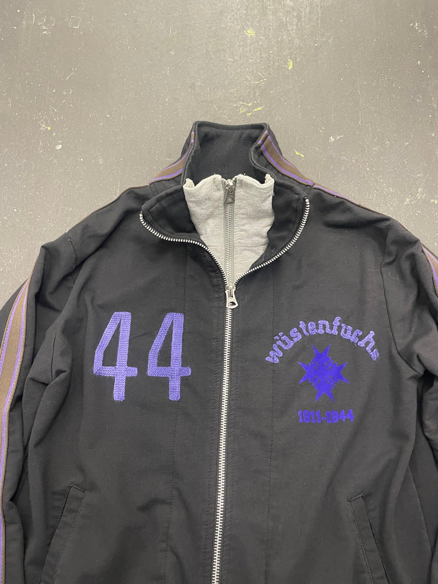 PPFM Double Zip Front Medallion Jacket