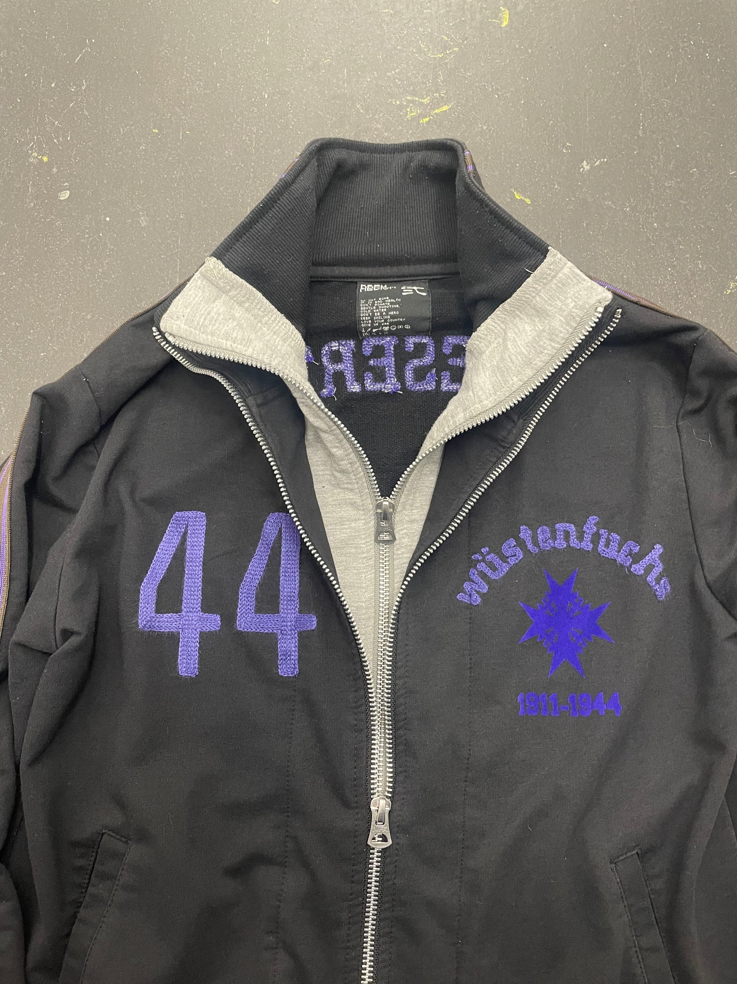 PPFM Double Zip Front Medallion Jacket