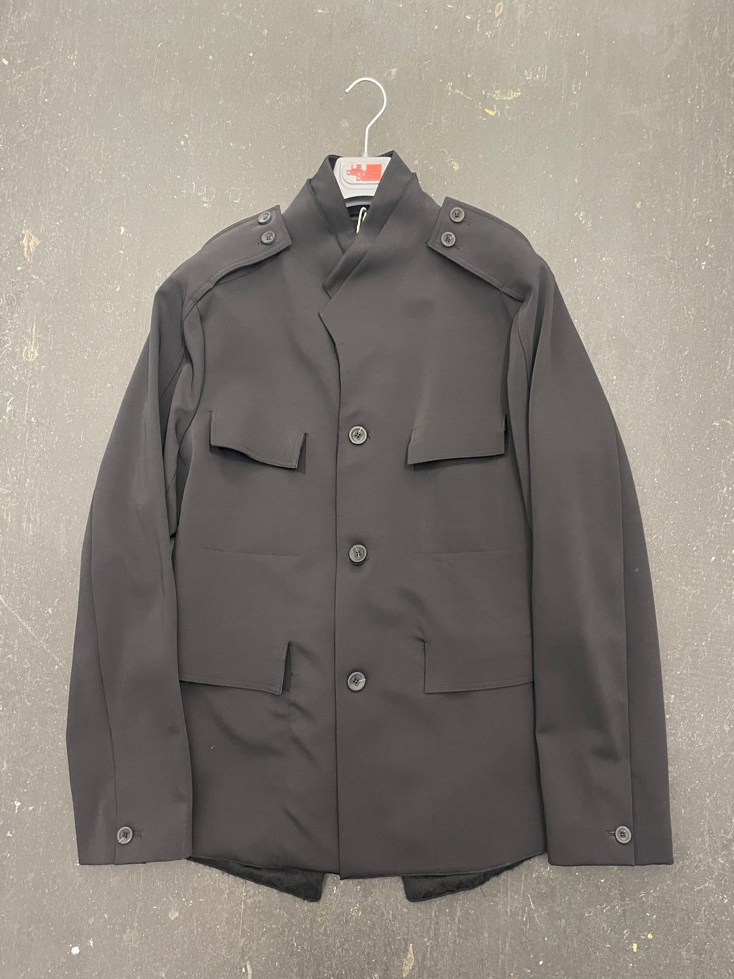 Marithe + Francois Girbaud Double Collar Military Blazer