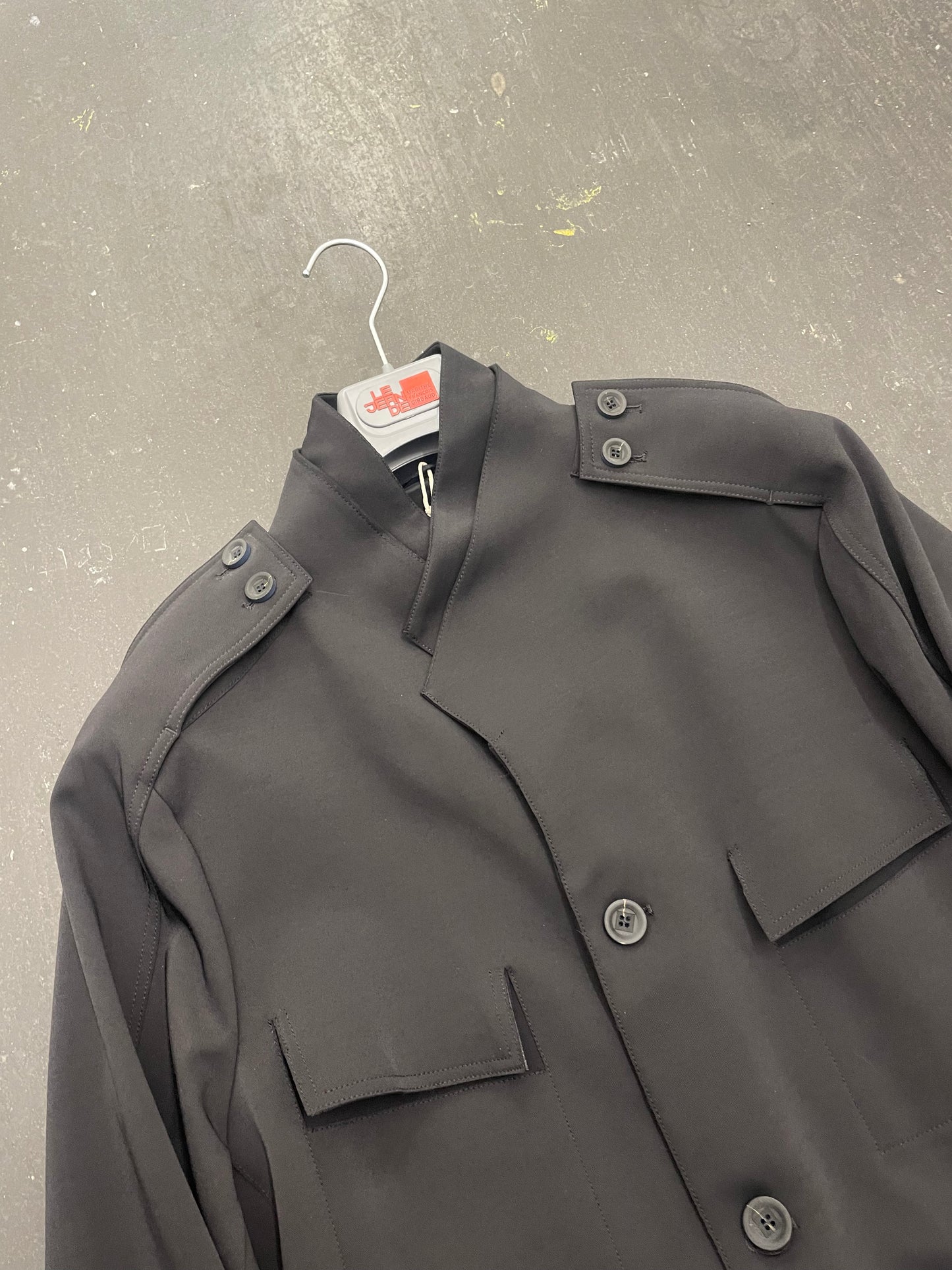 Marithe + Francois Girbaud Double Collar Military Blazer