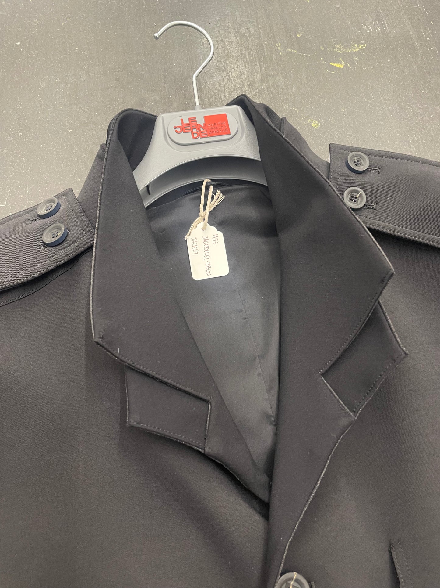 Marithe + Francois Girbaud Double Collar Military Blazer
