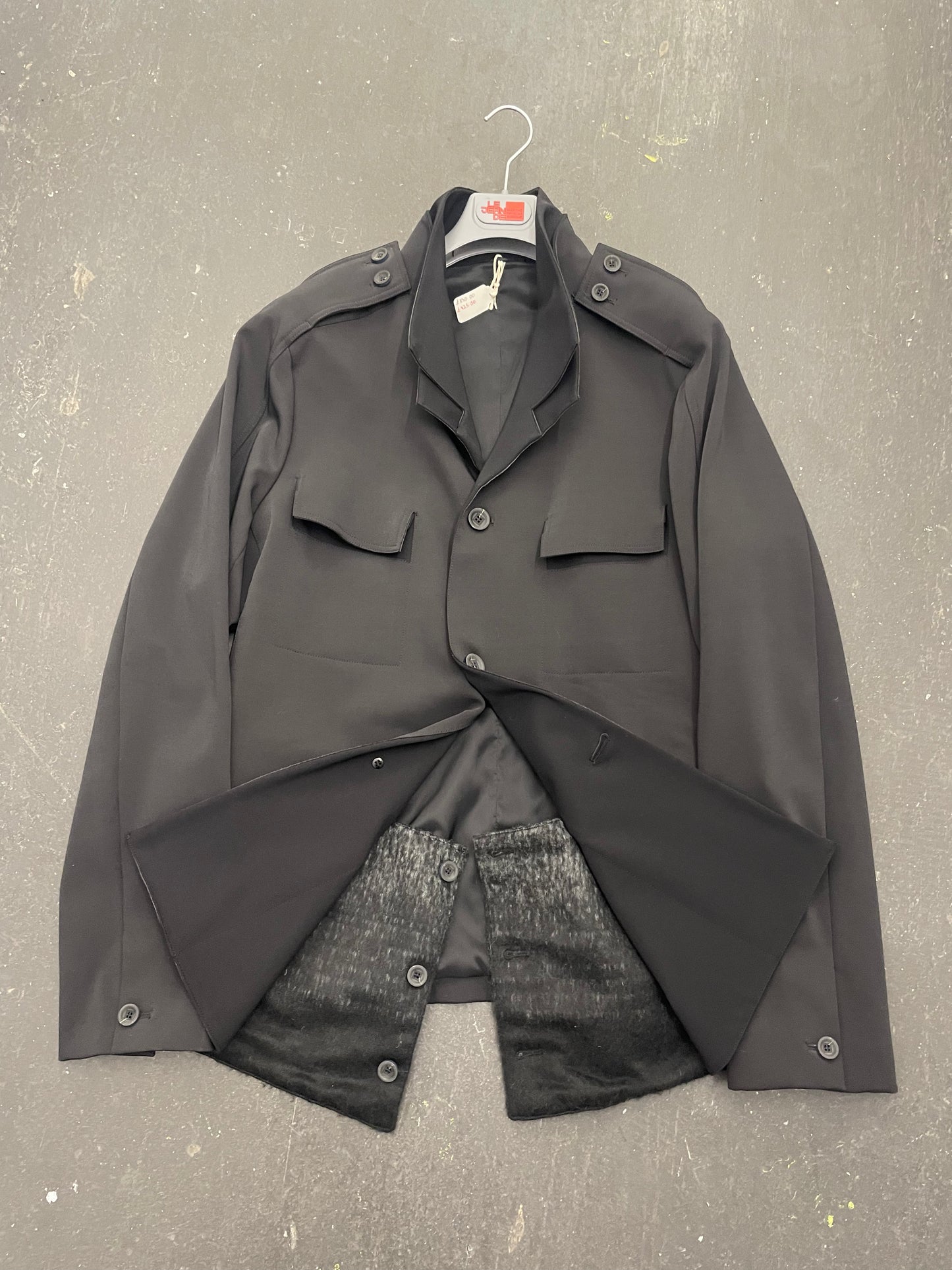 Marithe + Francois Girbaud Double Collar Military Blazer