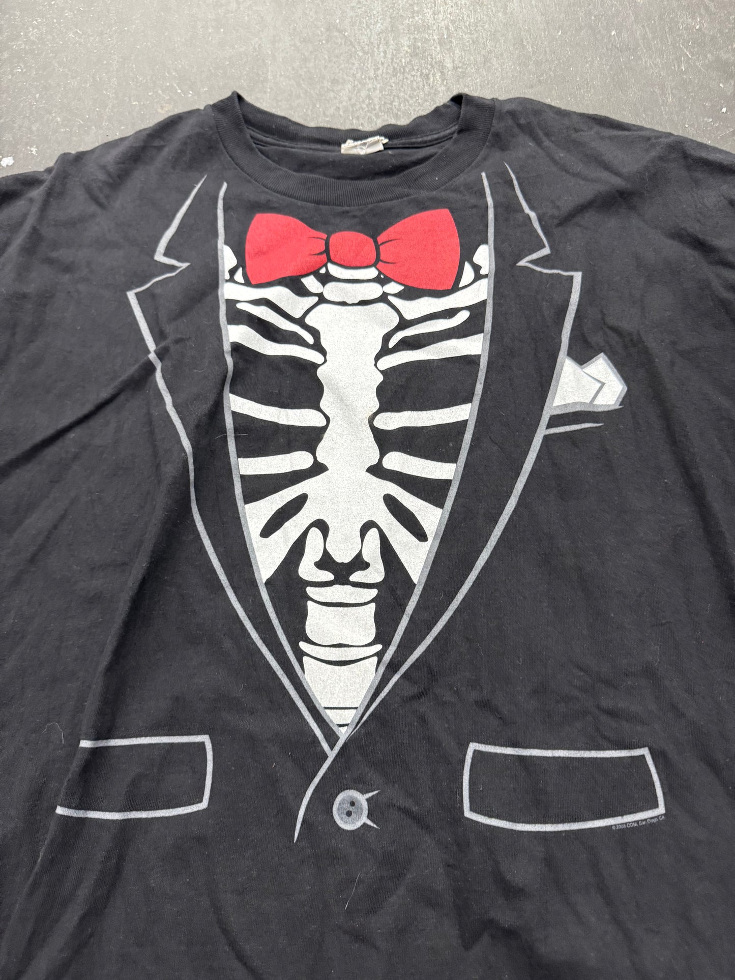 Vintage Skeleton Tuxedo Tee