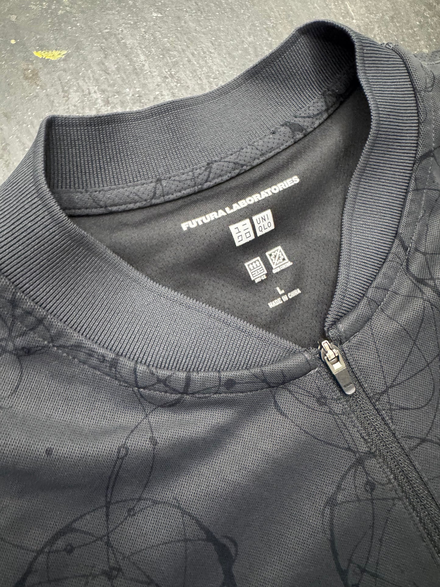Futura Laboratories x Uniqlo Zip Top