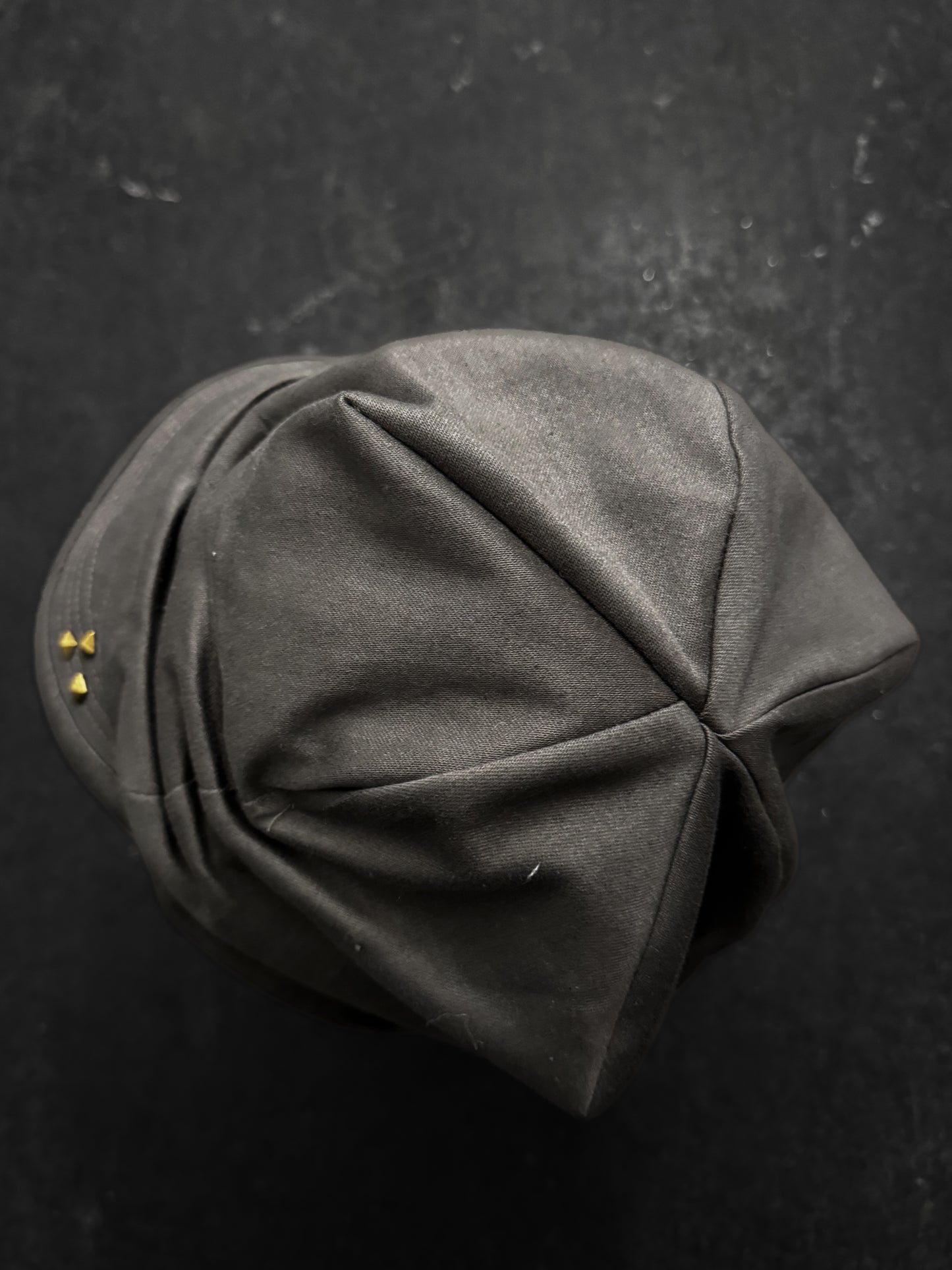 Giami Studded Drape Baker Boy Hat