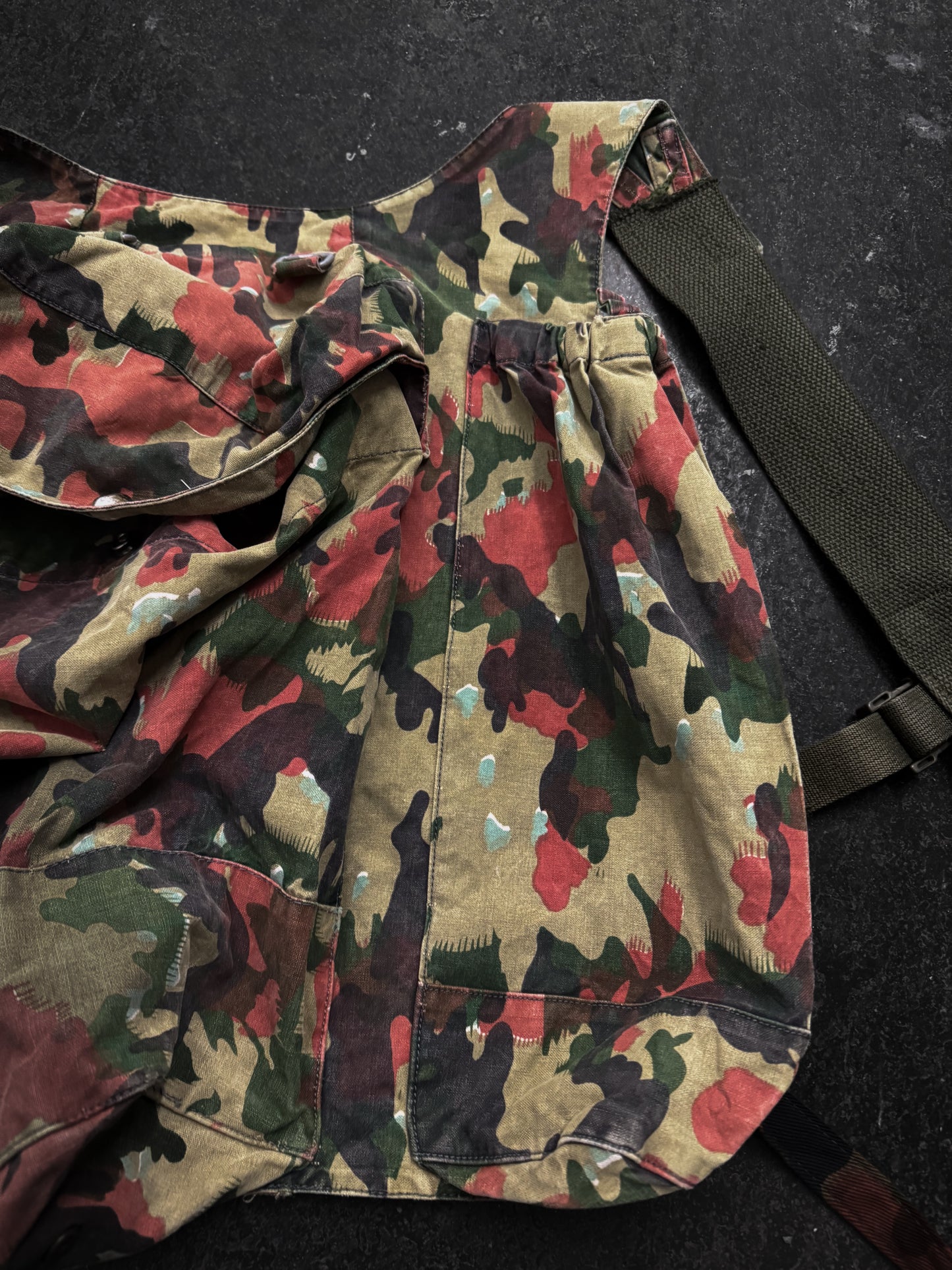 Vintage French Military 3D Pocket Backpack