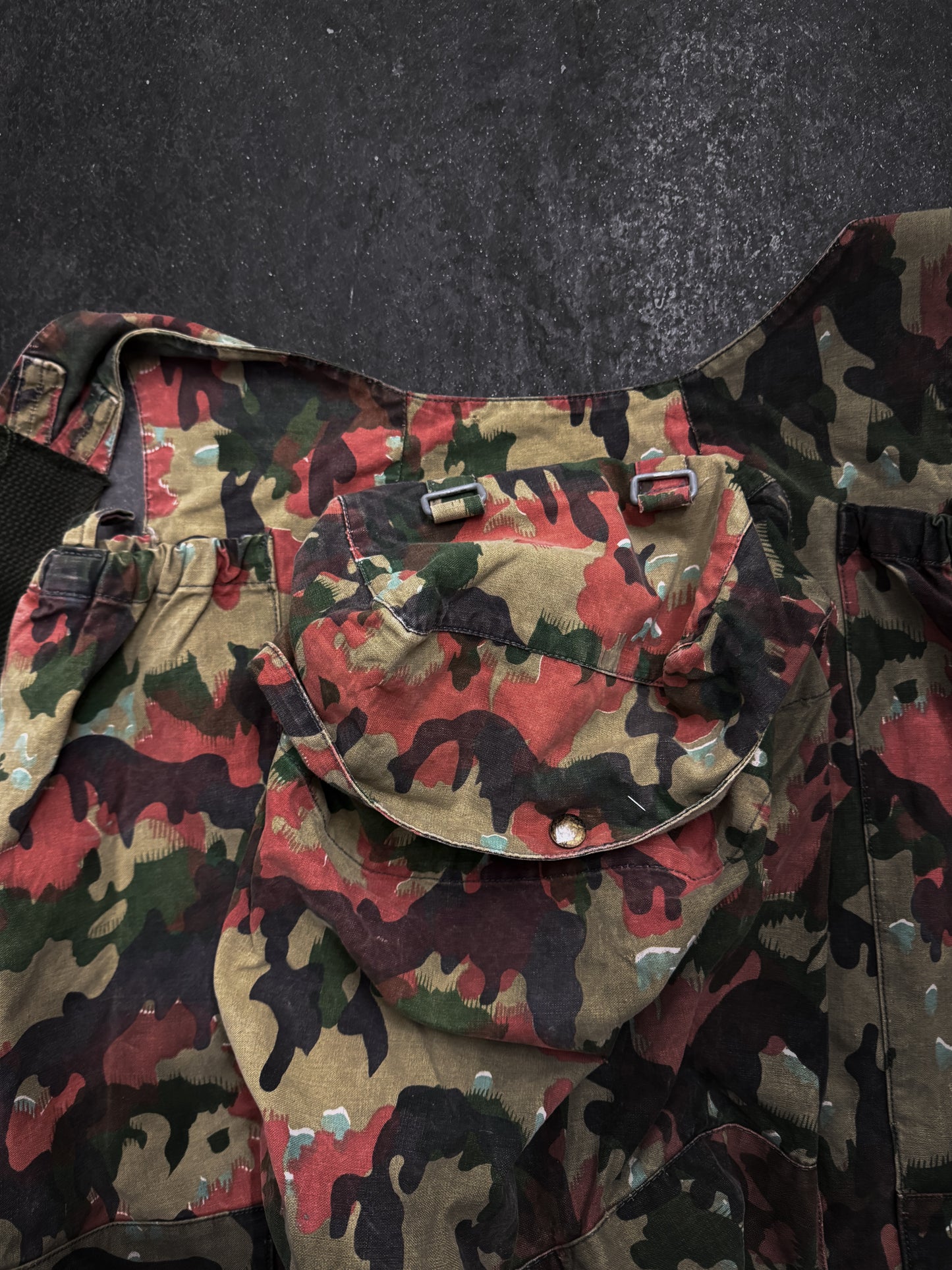 Vintage French Military 3D Pocket Backpack