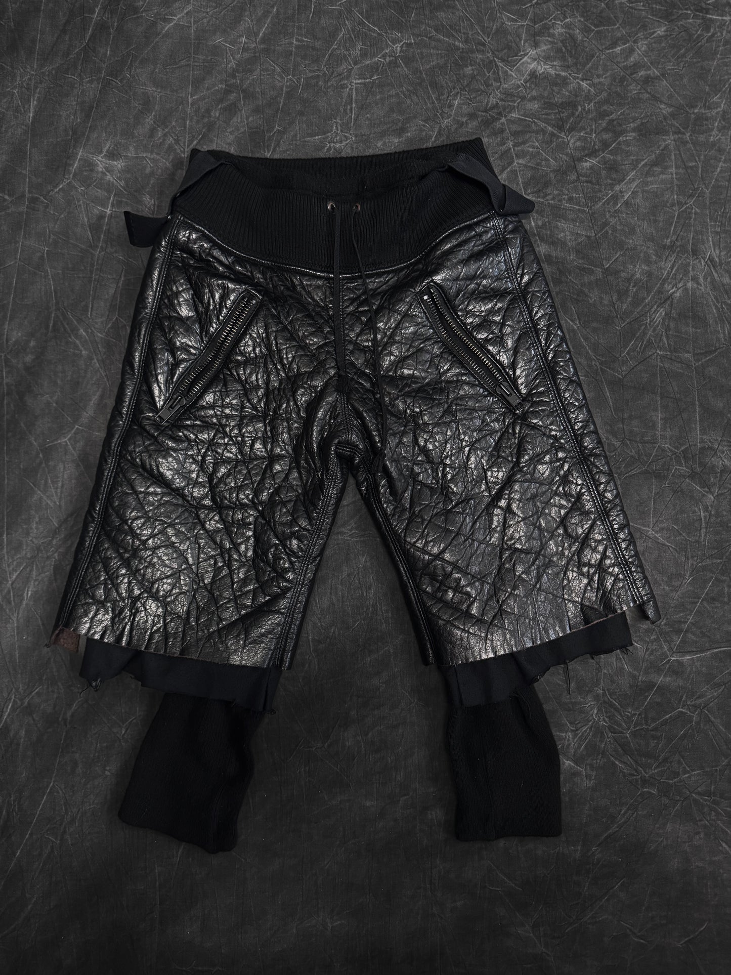 LGB Layered Deer Leather Shorts