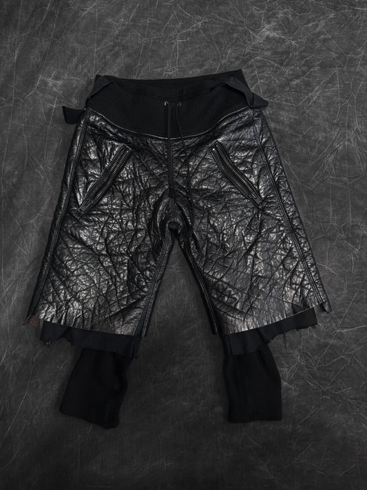 LGB Layered Deer Leather Shorts