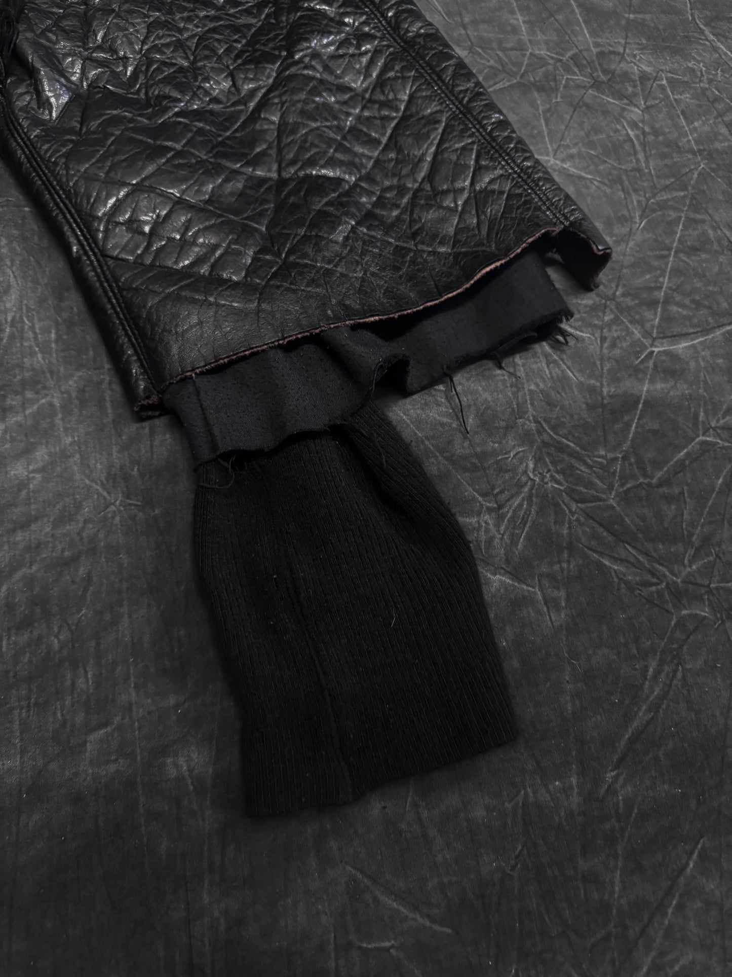 LGB Layered Deer Leather Shorts