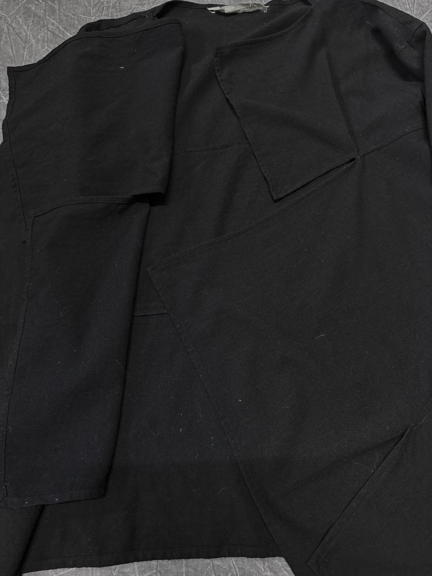 80s/90s Comme Des Garcons 3 Panel Cross Front Cardigan