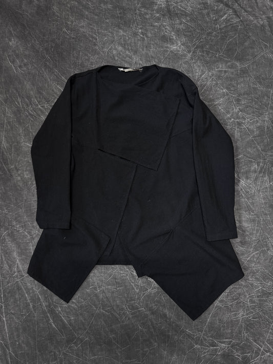 80s/90s Comme Des Garcons 3 Panel Cross Front Cardigan