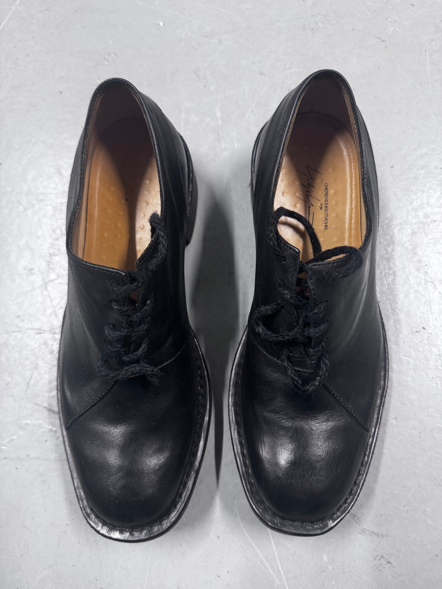 Cherevichkiotvichki for Yohji Yamamoto Women’s Twisted Derbies