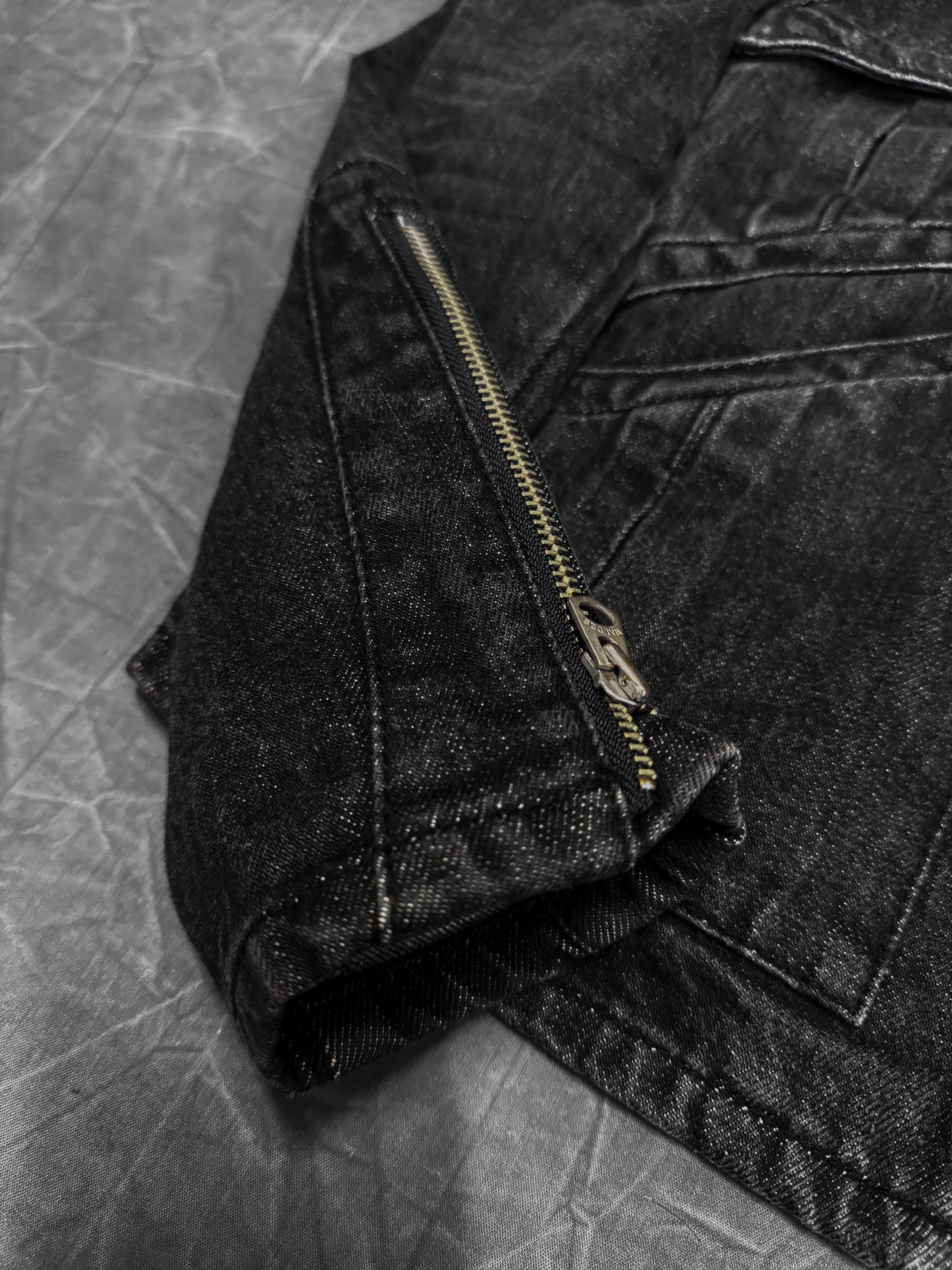 Toxica Curve Collar Denim Jacket