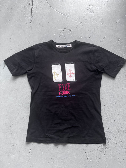 fake london genius cross t shirt