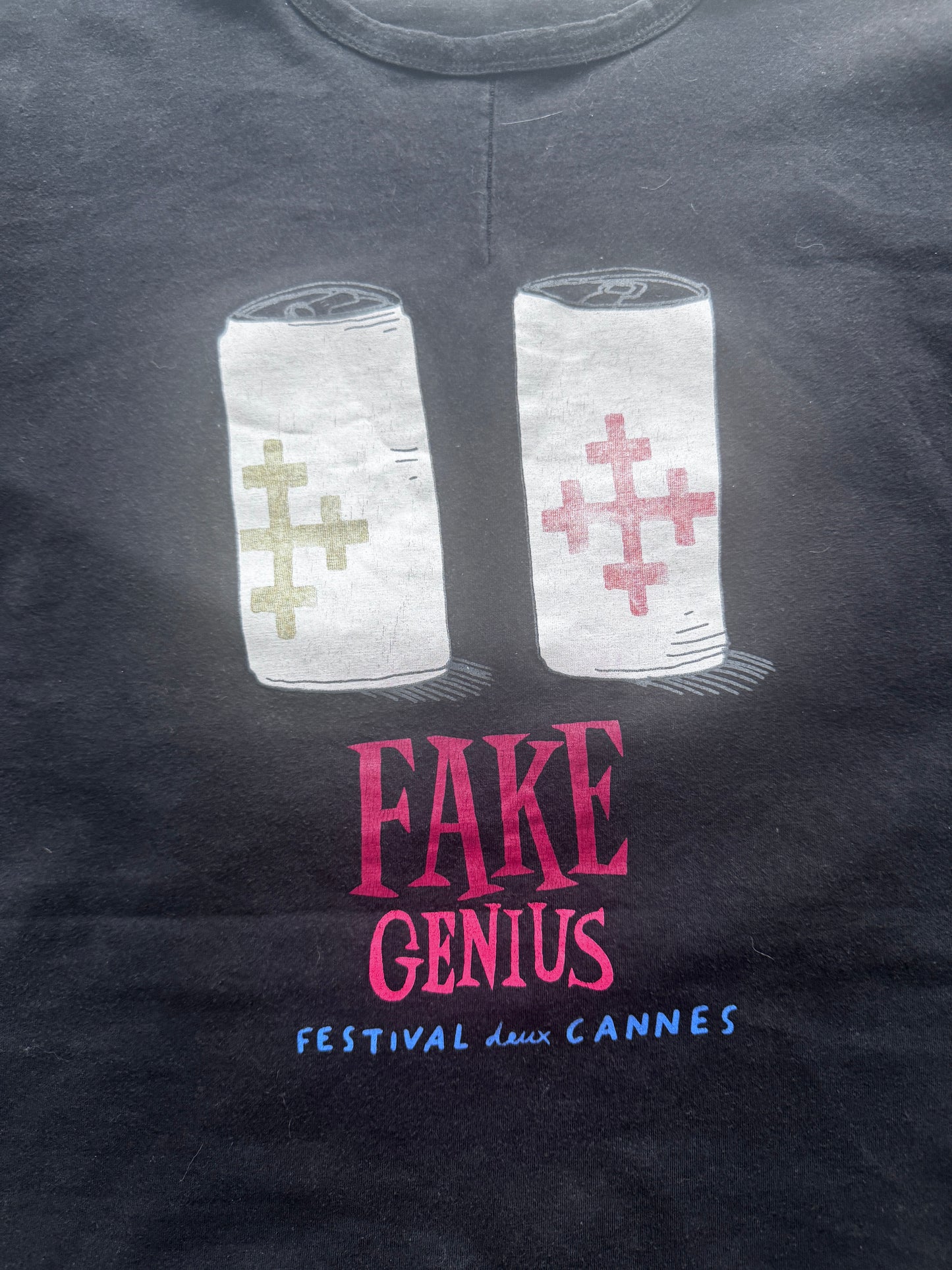 fake london genius cross t shirt