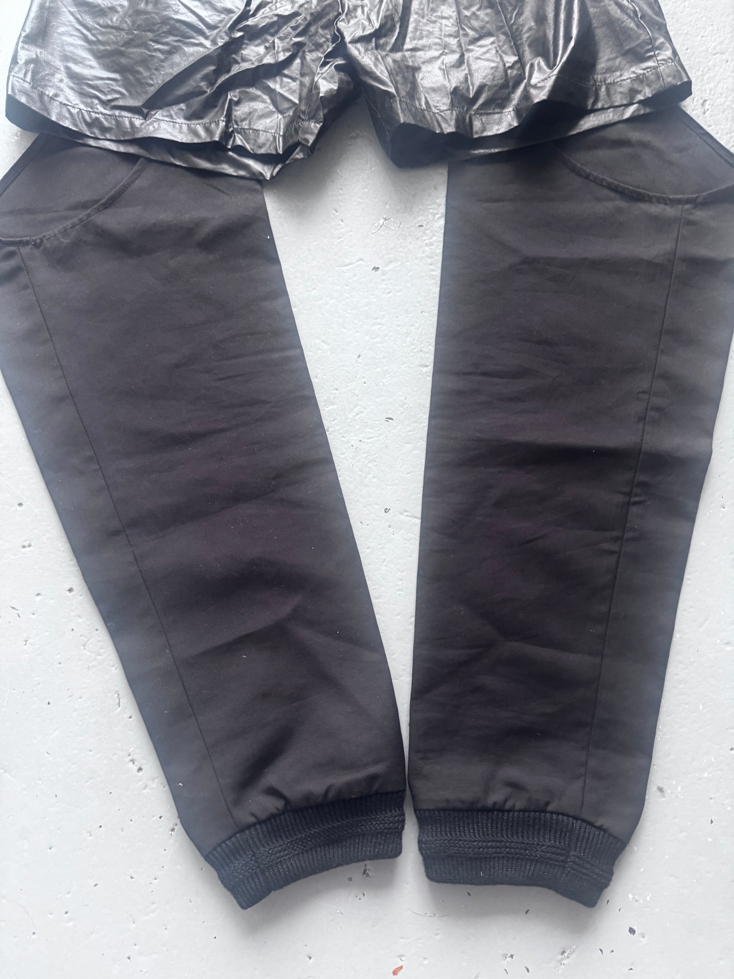 walter van beirendonck layered chap trouser L