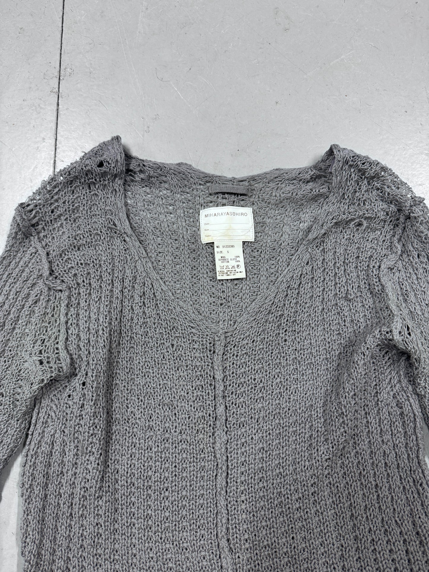 Mihara Yasuhiro 90s loose Weave Knit