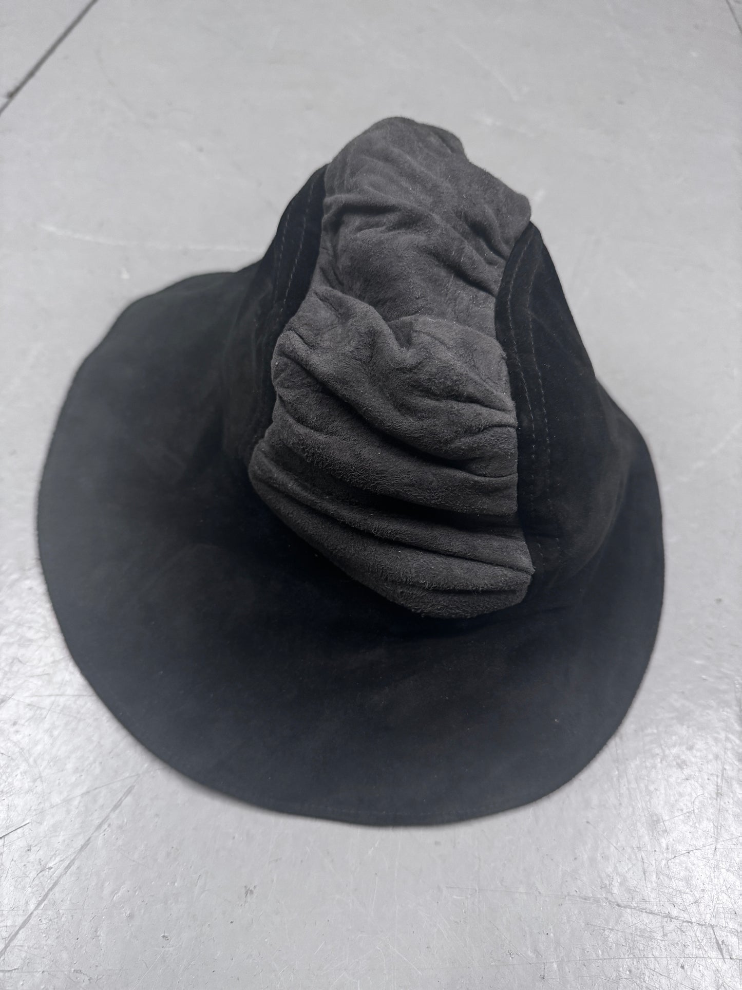 70s Vintage Suede Hat