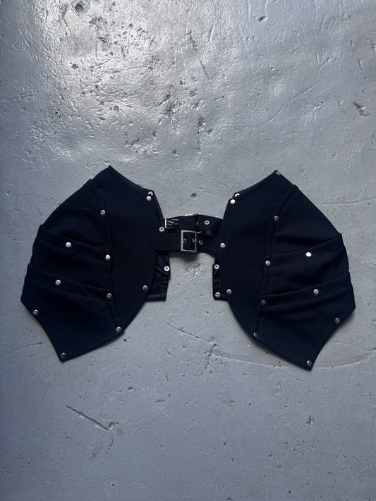 comme des garcons homme plus armor shoulder