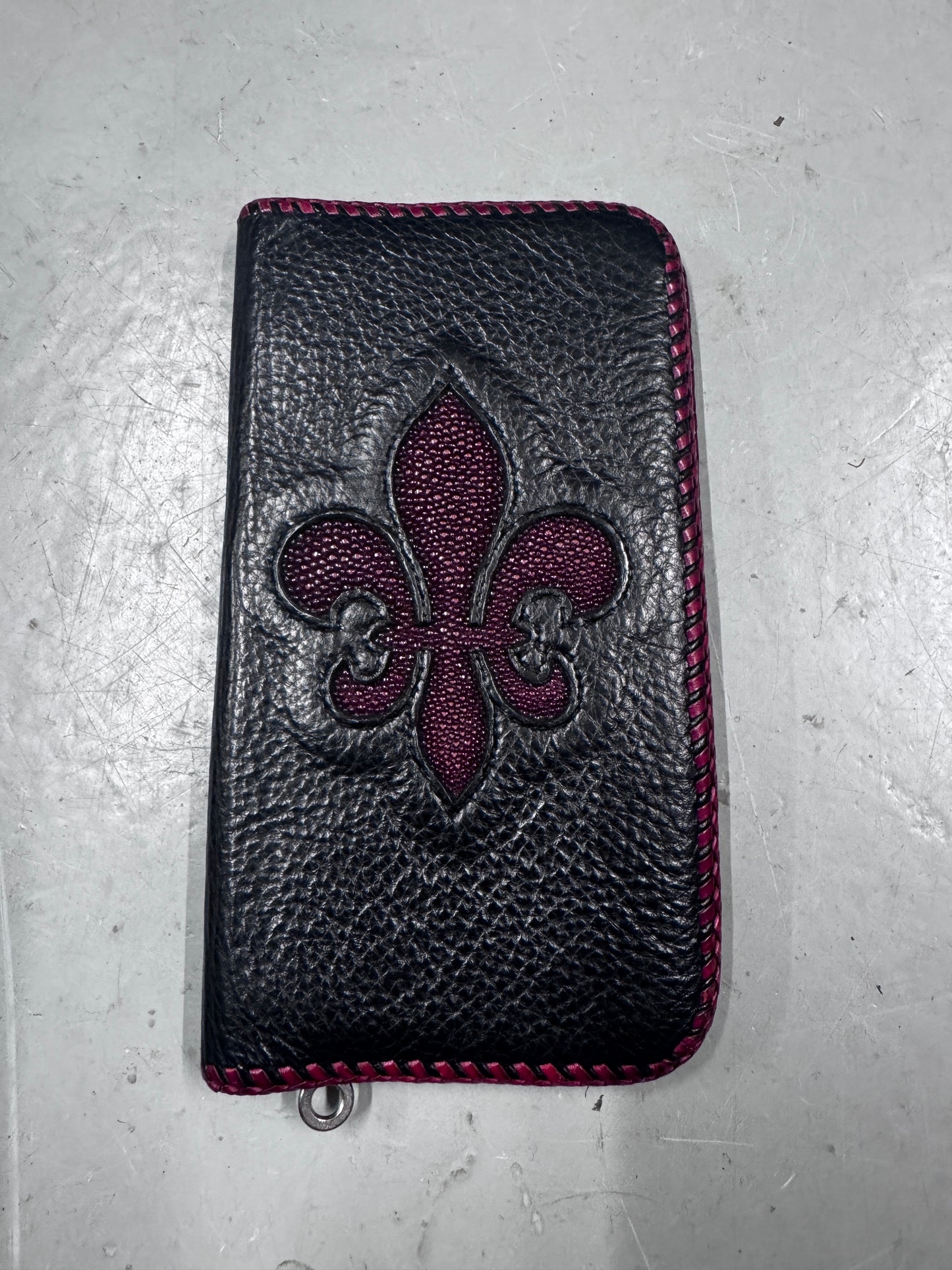 King Baby London Stingray Fleur De lis Wallet