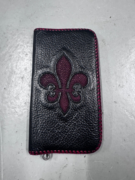 King Baby London Stingray Fleur De lis Wallet