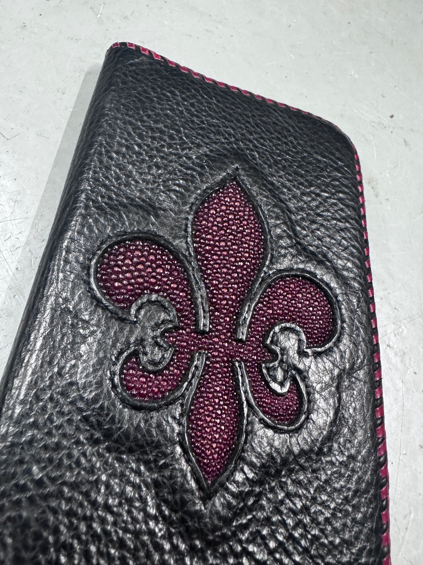 King Baby London Stingray Fleur De lis Wallet