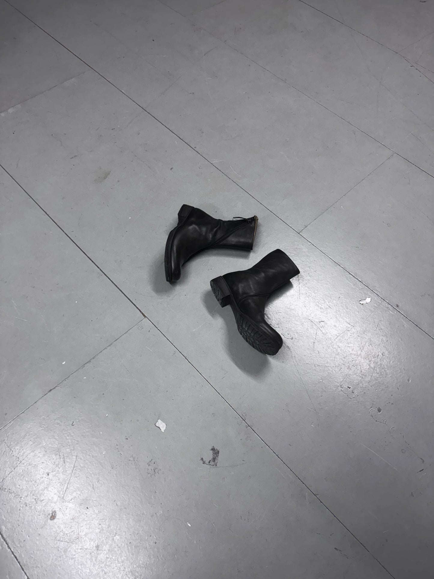 m.a+ spiral zip horse leather boots