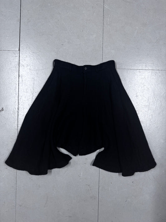 Comme Des Garcons Homme Plus Draped Wool Shorts