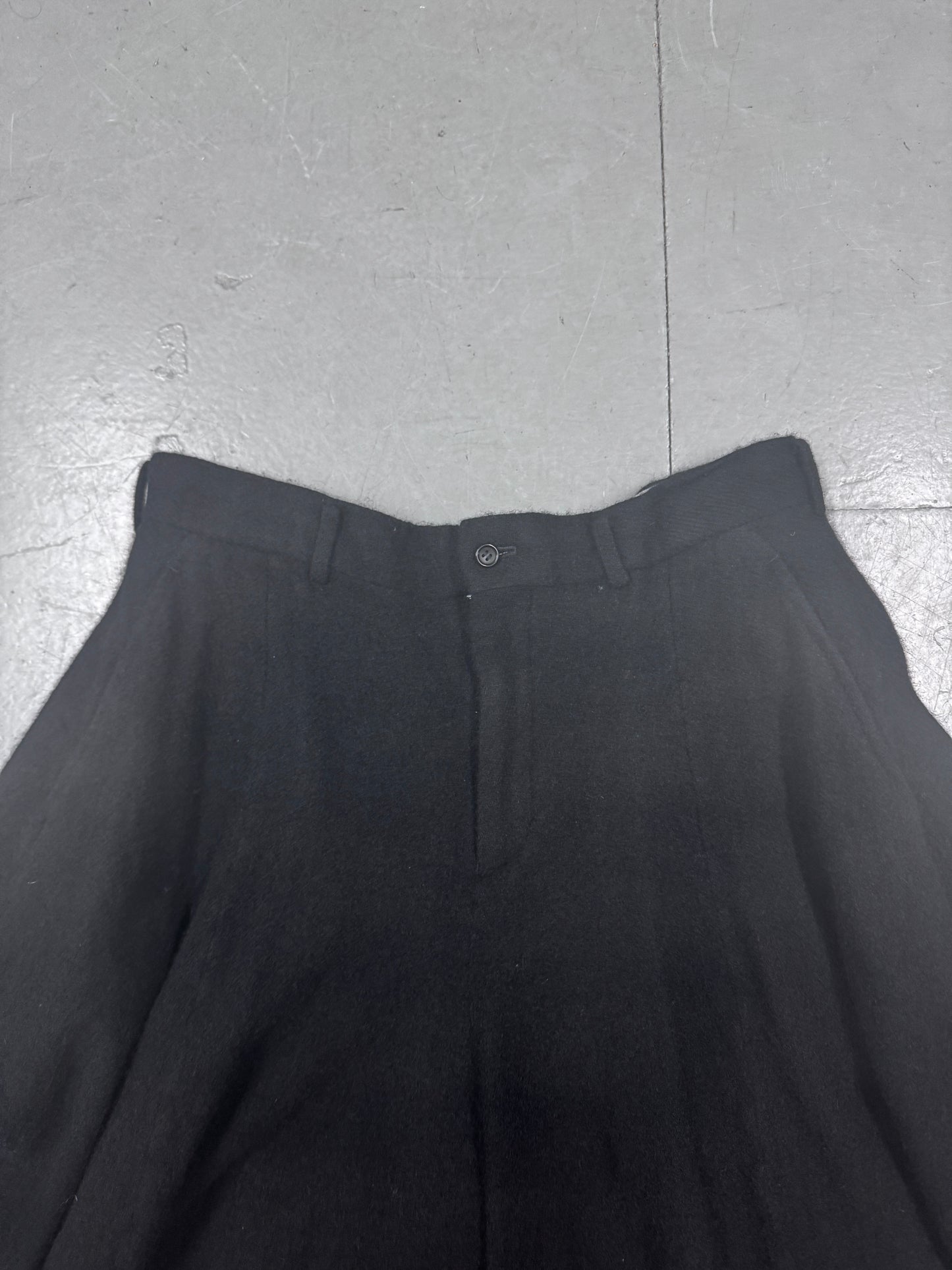 Comme Des Garcons Homme Plus Draped Wool Shorts