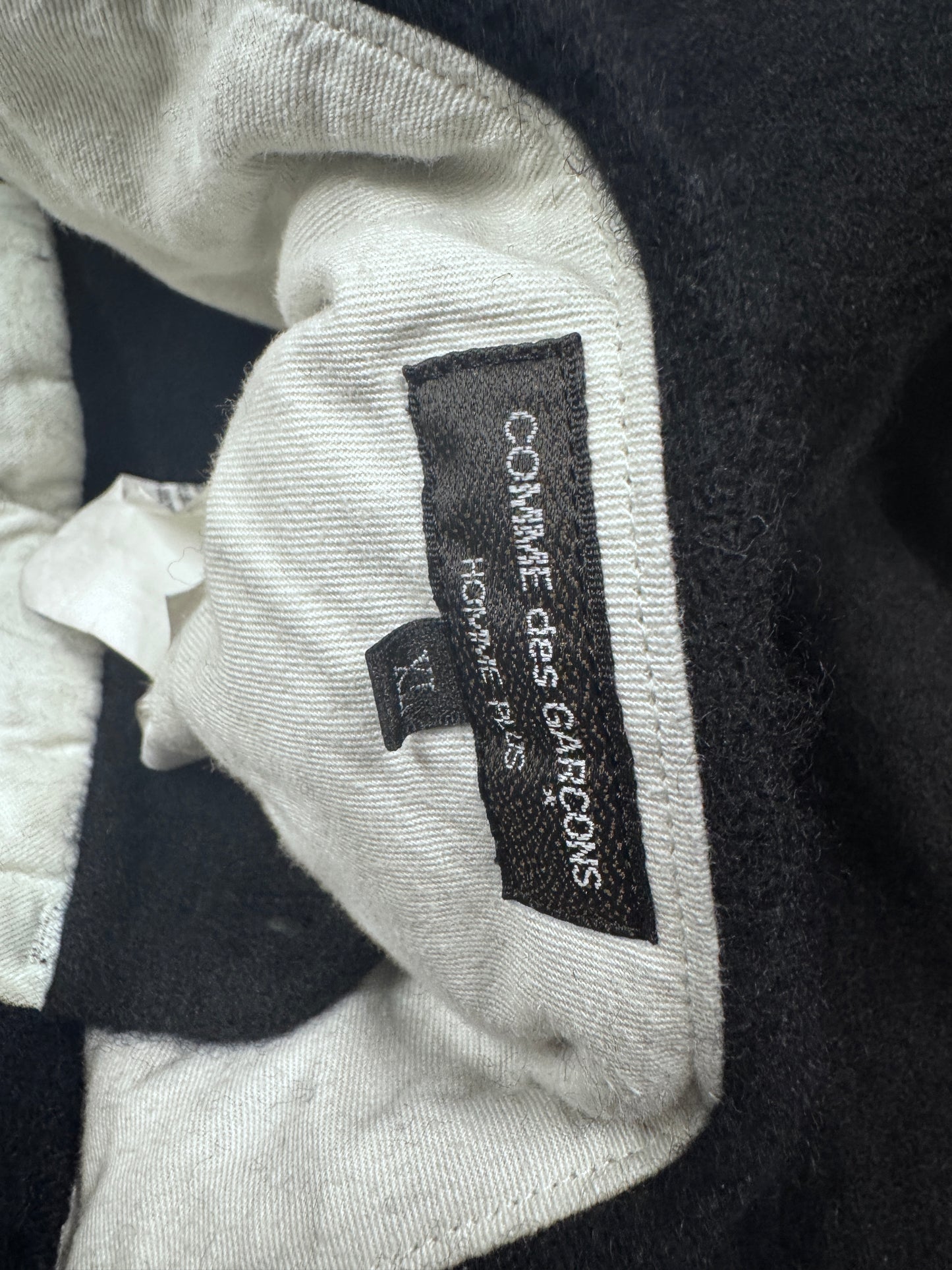Comme Des Garcons Homme Plus Draped Wool Shorts