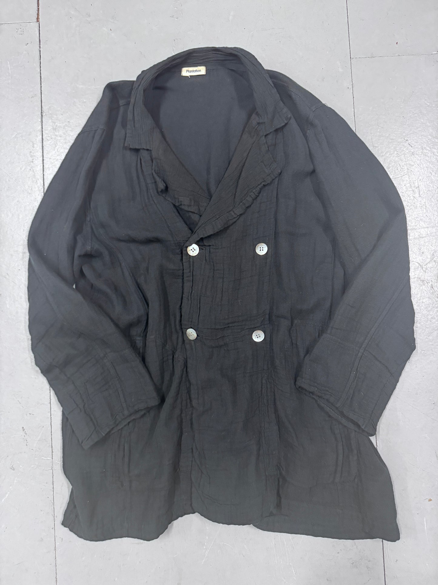 Plantation Issey Miyake Double Breasted Light Blazer