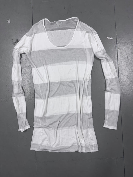 Mihara Yasuhiro Sheer Stripe Longsleeve / Dress