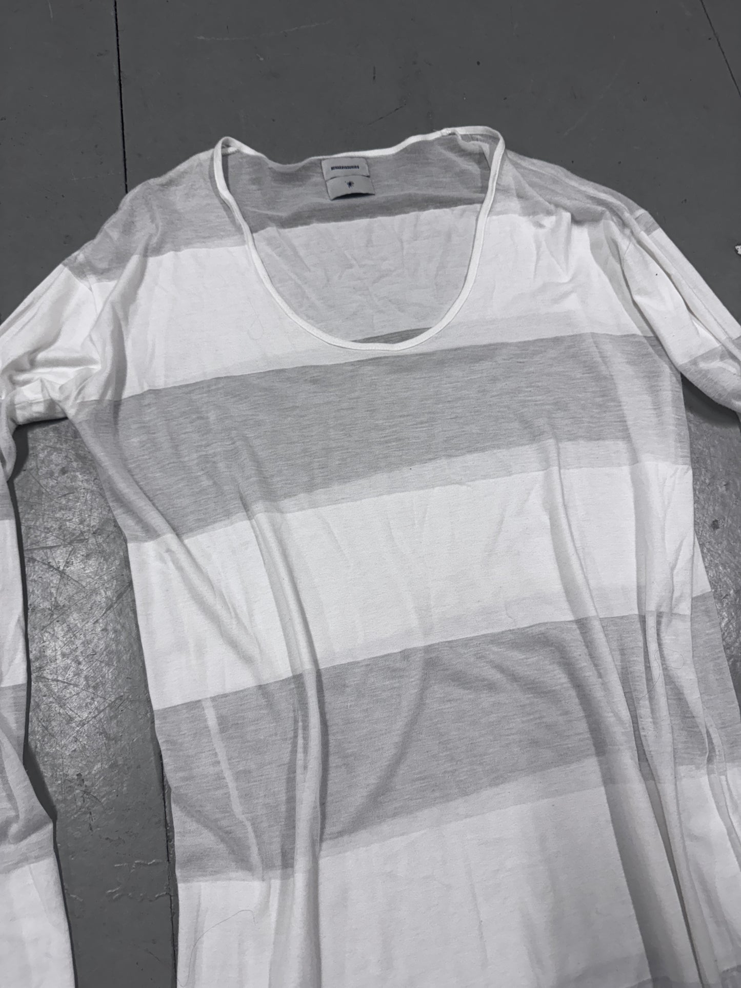 Mihara Yasuhiro Sheer Stripe Longsleeve / Dress