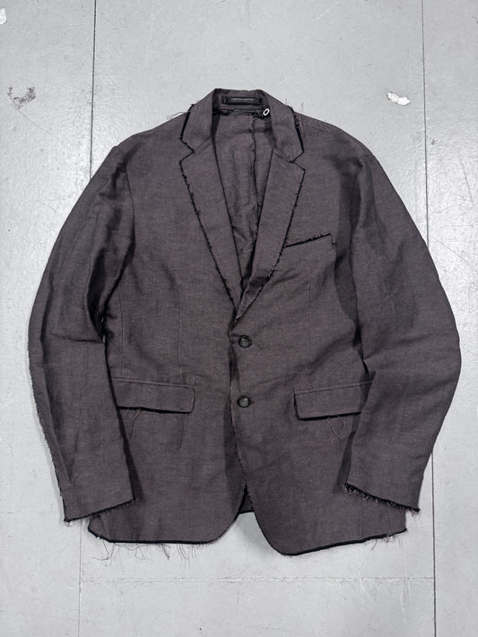 Messagerie Patrizio Piscaglia Distressed Hem Blazer