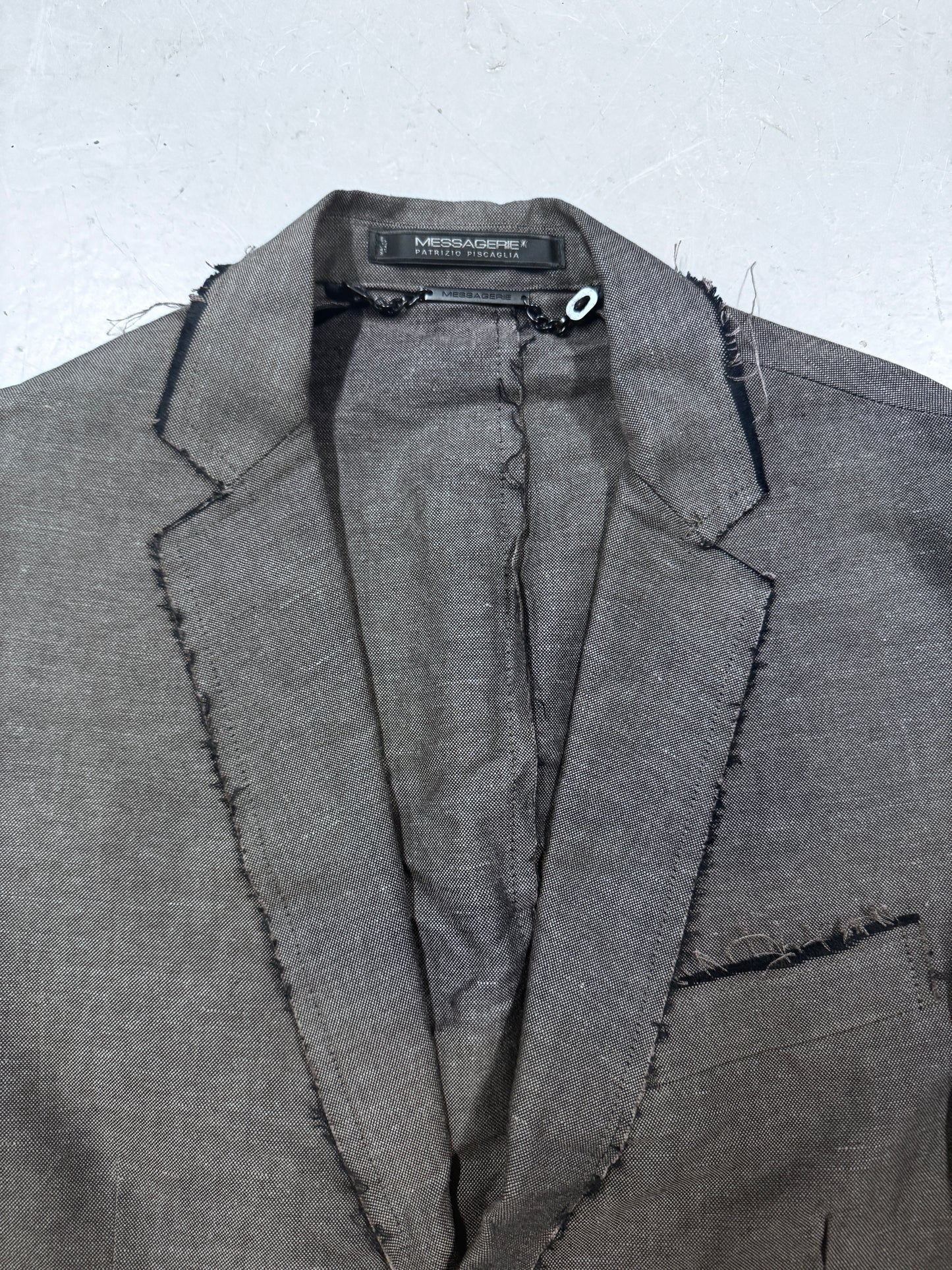 Messagerie Patrizio Piscaglia Distressed Hem Blazer