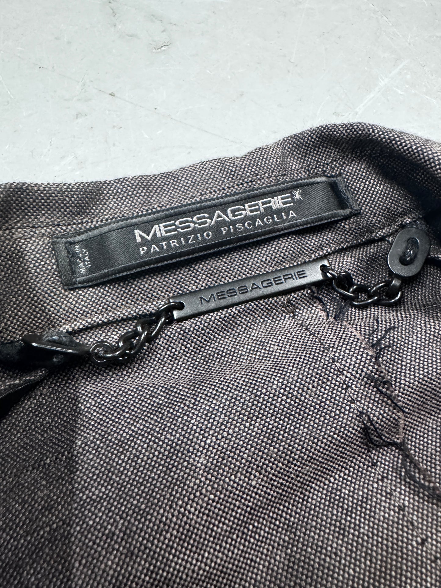 Messagerie Patrizio Piscaglia Distressed Hem Blazer