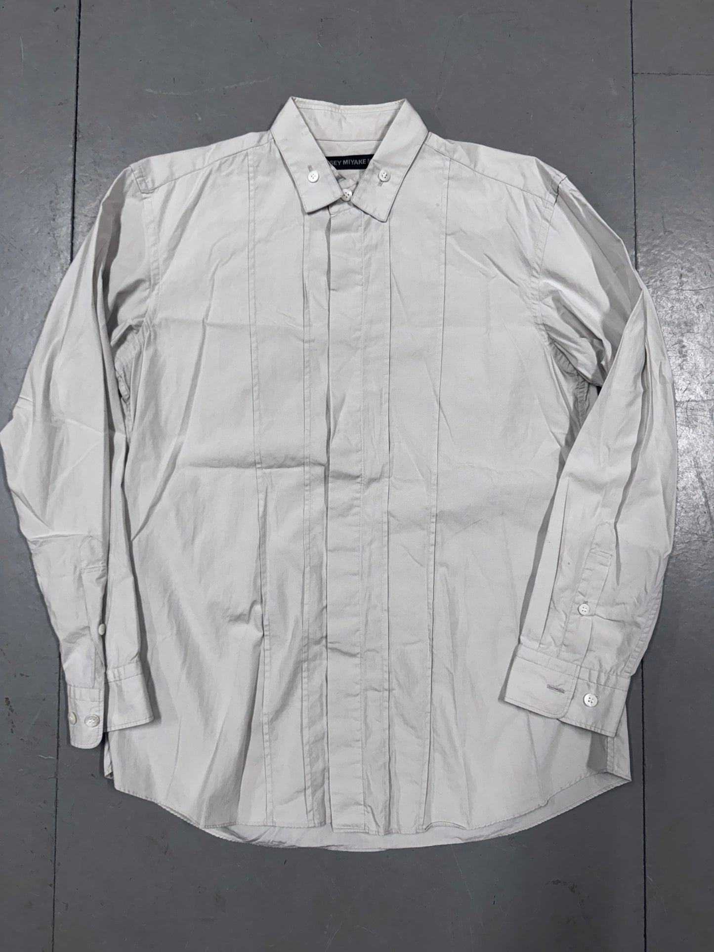 Issey Miyake Button Collar Detail Shirt