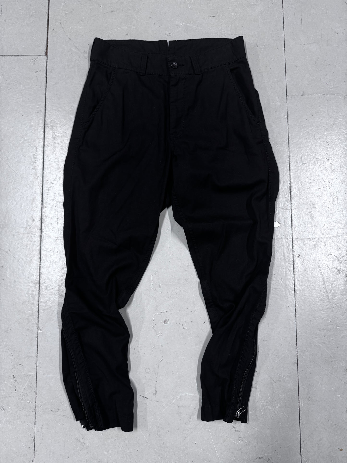 Issey Miyake Hand Stitch + Zipper Trousers