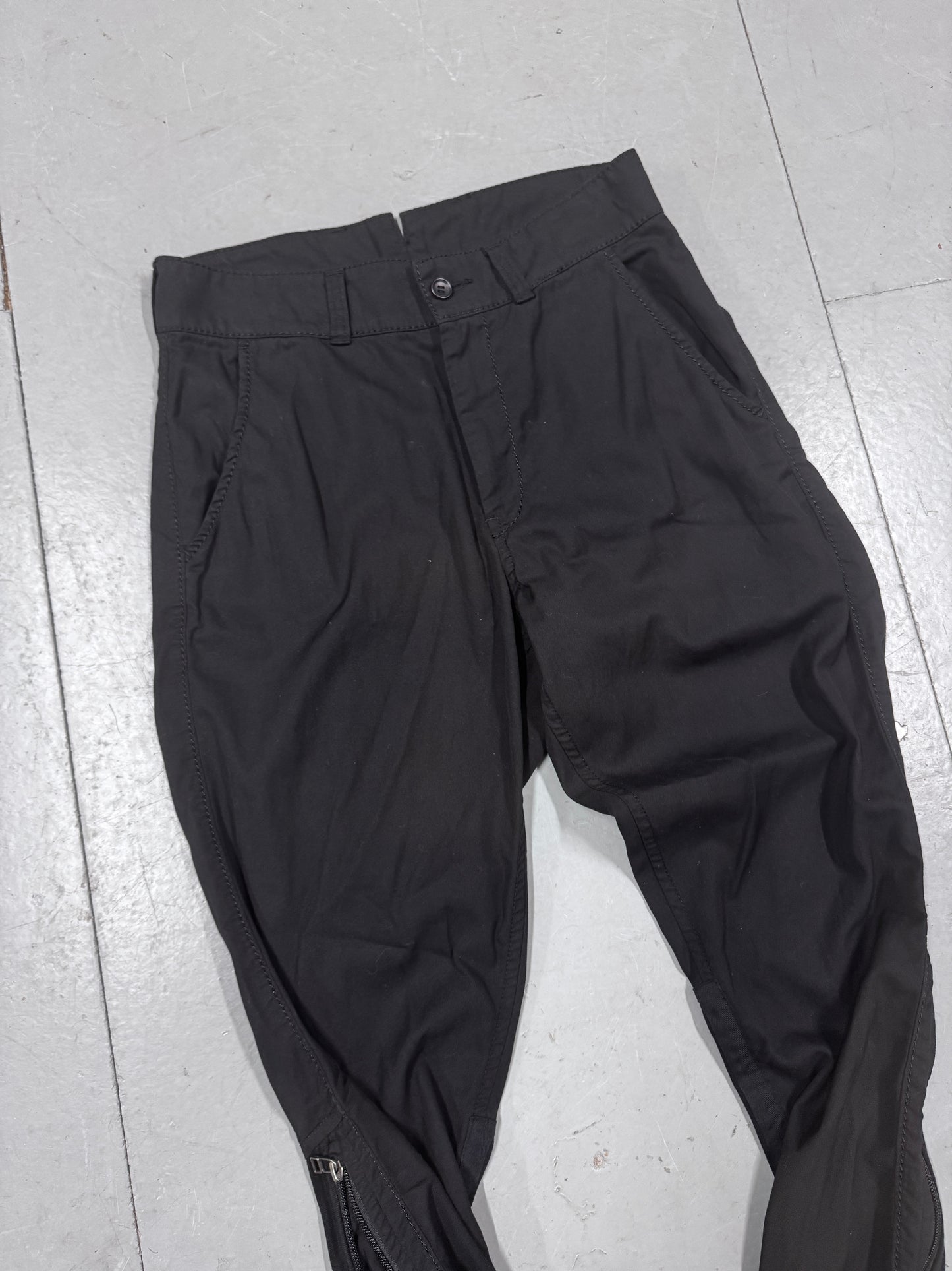 Issey Miyake Hand Stitch + Zipper Trousers
