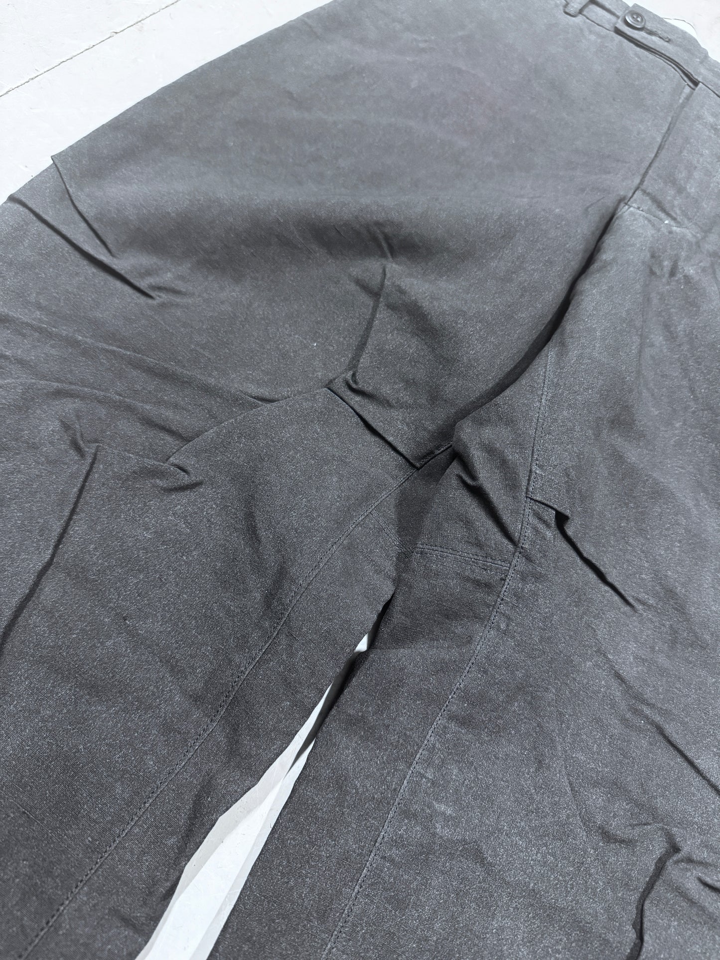 Klasica Brushed Cotton Cropped Dart Trousers