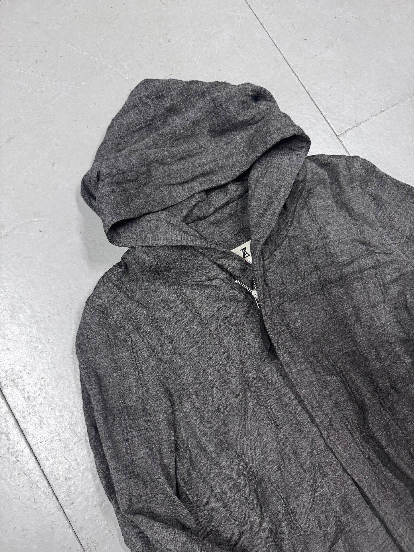 Anrealage Wool Zipper Coat