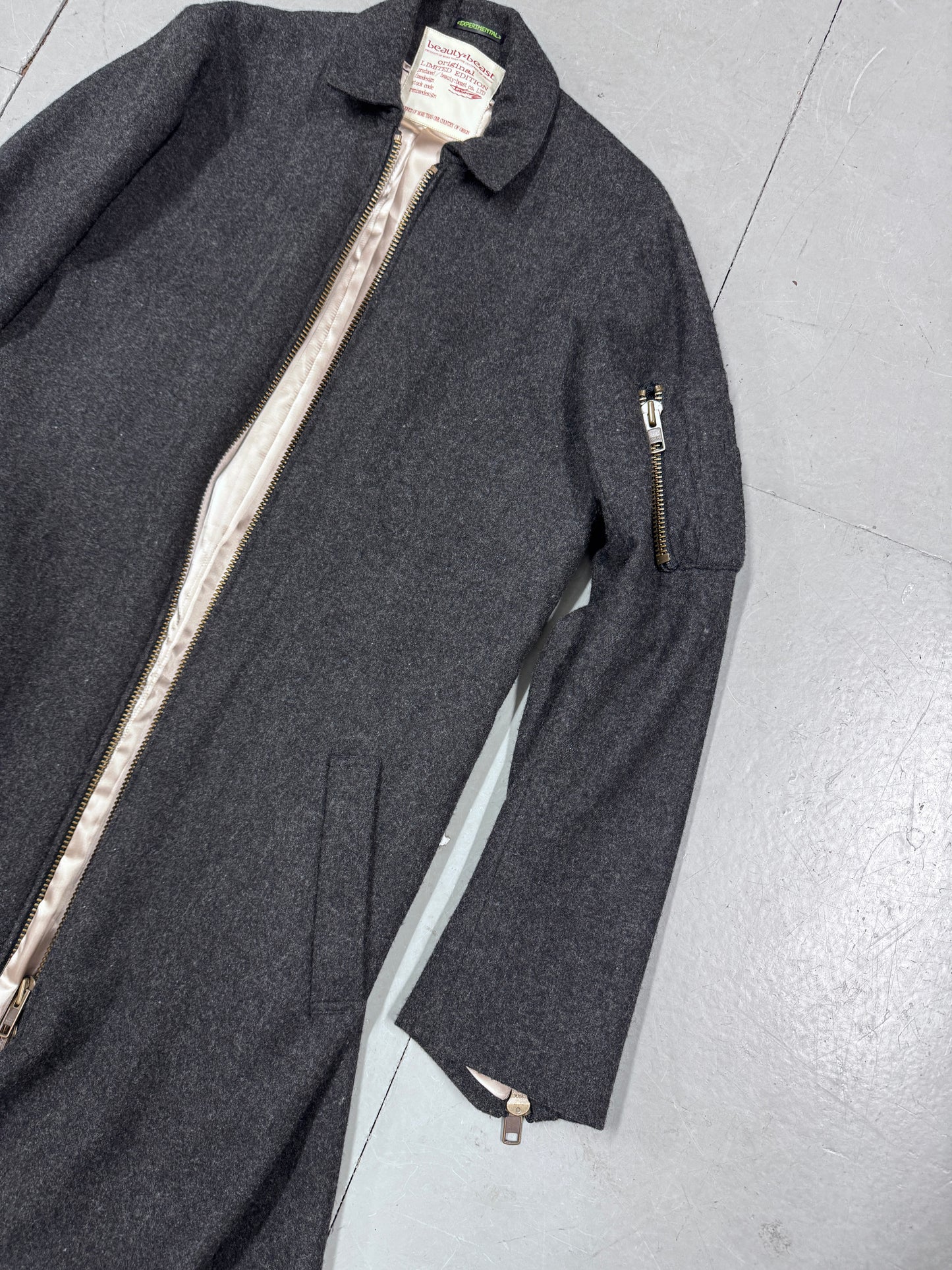 beauty:beast extended cassock coat
